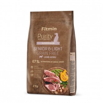 Корм для собак Fitmin dog Purity GF Senior&Light Lamb 2кг. Ровно. фото 1 Корм для собак Fitmin dog Purity GF Senior&Light Lamb 2кг. Ровно. фото 1