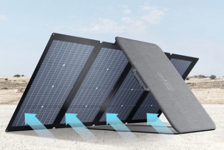 EcoFlow Solar Panel 220W - это портативная двусторонняя солнечная панель, котора. . фото 2