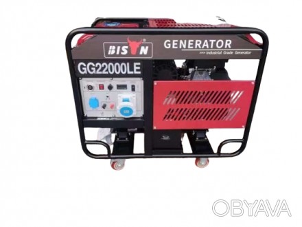 Генератор бензиновый 16 кВт GG 22000 LE с автозапуском - это мощный, удобный и н. . фото 1