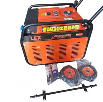 Бензиновый генератор LEX 6,5 кВт LXGG6065BES демонстрирует высокое качество рабо. . фото 2