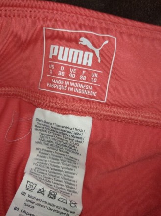 Спортивні яскраві велосипедки , Puma, Індонезія .
Колір - кораловий у візерунка. . фото 3