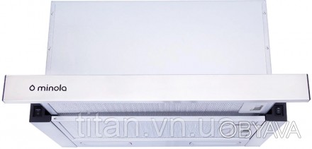 Витяжка Minola HTL 6615 I 1000 LED (телескопічна). . фото 1 Витяжка телескопічна Minola HTL 6615 I 1000 LED оснащена одним двигуном потужніс. . фото 1