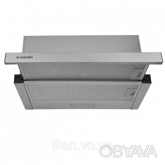 Витяжка Minola HTL 6614 I 1000 LED (телескопічна). . фото 1 Minola HTL 6614 функціональна, компактна і стильна витяжка. Оформлена в сірому м. . фото 1