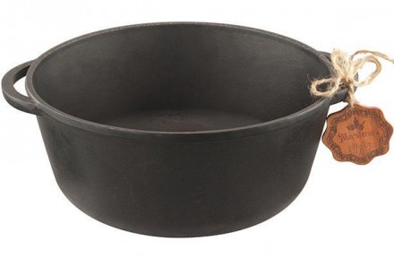 Кастрюля чугунная "Наша Майстерня" 6л, казан. Харків. фото 1