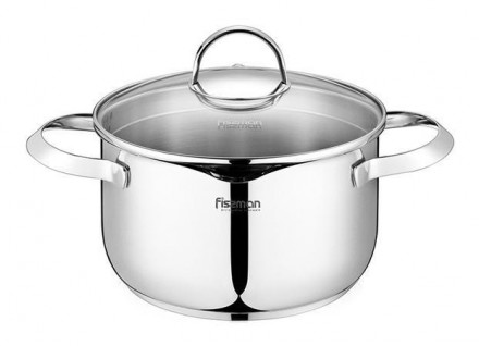 Кастрюля Fissman Callisto 1.9л со стеклянной перфорированной крышкой. Харьков. фото 1 Кастрюля Fissman Callisto 1.9л со стеклянной перфорированной крышкой. Харьков. фото 1