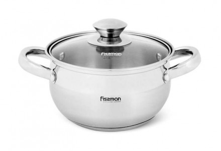 Кастрюля Fissman Prime 1.3л из нержавеющей стали. Харків. фото 1