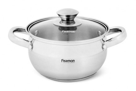 Кастрюля Fissman Prime 2.7л из нержавеющей стали. Харків. фото 1