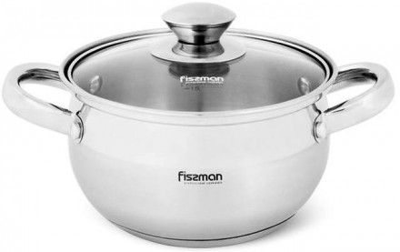 Кастрюля Fissman Prime 6.1л из нержавеющей стали. Харків. фото 1