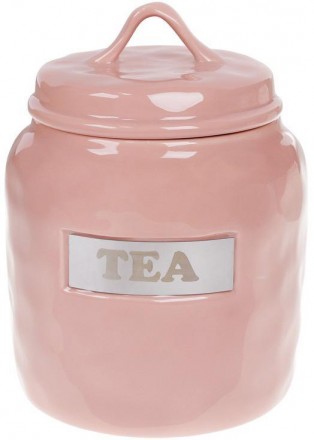 Банка фарфоровая Necollie "Tea" 1500мл, розовая. Харків. фото 1 Банка фарфоровая Necollie "Tea" 1500мл, розовая. Харків. фото 1