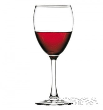 Стеклянный бокал для вина Imperial Plus на высокой ножке объёмом 240мл. Предназн. . фото 1