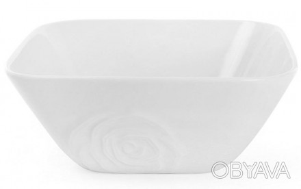 Набор 3 салатника из коллекции фарфоровой столовой посуды "White Rose". Высокока. . фото 1