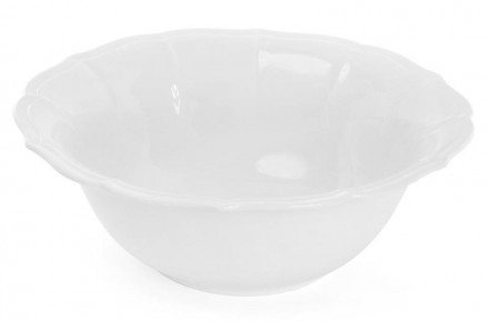 Набор 2 салатника из коллекции фарфоровой столовой посуды "White Prince-2". Высо. . фото 2