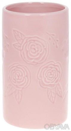 Керамическая ваза "Розовая Роза" для стильной и уютной атмосферы в доме. Классич. . фото 1