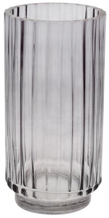 Стеклянная ваза Ancient Glass "Манхеттен" для цветов, настольная. Размер: 24.5х1. . фото 2