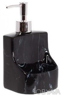 Дозатор для мыла "Black Marble" (дозатор для моющего средства, жидкого мыла). Ра. . фото 1