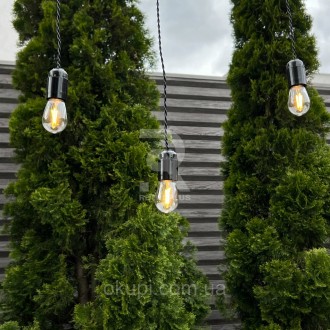 Ретро Гирлянда Сосулька 5м на 16 филаментных ламп по 1.5вт
В комплект входят: ги. . фото 3