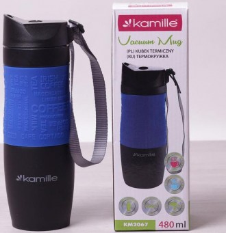 Термокружка Kamille Coffee - создана специально для людей с активным образом жиз. . фото 6
