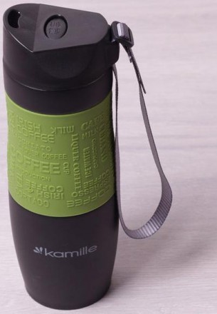 Термокружка Kamille Coffee - создана специально для людей с активным образом жиз. . фото 3