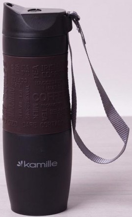 Термокружка Kamille Coffee - создана специально для людей с активным образом жиз. . фото 4