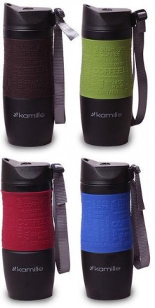 Термокружка Kamille Coffee - создана специально для людей с активным образом жиз. . фото 2