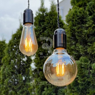 Ретро Гирлянда Сосулька 2м на 6 филаментных экономных ламп Эдисона по 6вт
В комп. . фото 7