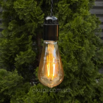 Ретро Гирлянда Сосулька 2м на 6 филаментных экономных ламп Эдисона по 6вт
В комп. . фото 5