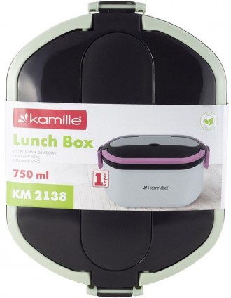 Ланч-бокс Kamille Snack (Lunch Box) - надежный и яркий помощник для транспортиро. . фото 8