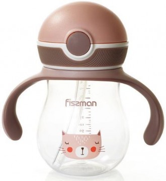 Бутылочка детская Fissman Babies "Мурка" 260мл с ручками. Харків. фото 1 Бутылочка детская Fissman Babies "Мурка" 260мл с ручками. Харків. фото 1