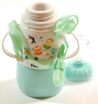 Бутылочка для кормления малышей Fissman Babies "Забавное купание" абсолютно безв. . фото 3