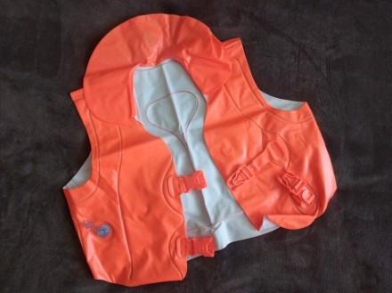 Нова спасательна дитяча жилетка, надувна жилетка для плавання дітям 3-6 рокіа , . . фото 3
