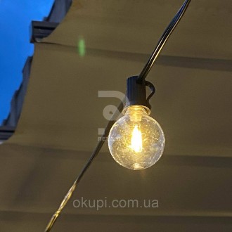 Уличная Ретро Гирлянда Вольта с круглым проводом 30 метров на 120 ламп
На каждый. . фото 5