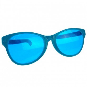 Окуляри Гігант Рей Бен (синій) – стильні окуляри гігант для свят, фотосесій та к. . фото 3
