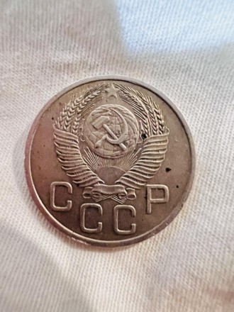 Редкая разновидность монеты СССР - 20 копеек 1953 г. . фото 2