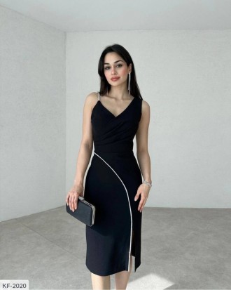 Платье KF-2020
Невероятно очаровательное платье
Ткань: костюмка армани + турецки. . фото 2