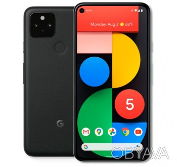 Огляд Google Pixel 5 8/128Gb Just Black
Смартфон Google Pixel 5
 
	6-дюймовий FH. . фото 1