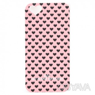 Чехол ARU для iPhone 5S Hearts Pink – стильный аксессуар, обрамляющий заднюю пов. . фото 1