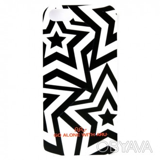 Чехол ARU для iPhone 5S Stars White – стильный аксессуар, обрамляющий заднюю пов. . фото 1