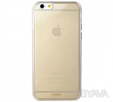 Чехол Remax для iPhone 6 0.5mm Golden PC – стильный аксессуар, обрамляющий задню. . фото 1