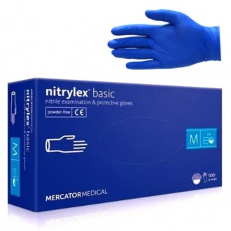 Перчатки нитриловые Nitrylex basic фиолетовые Mercator Medical. Киев. фото 1 Перчатки нитриловые Nitrylex basic фиолетовые Mercator Medical. Киев. фото 1