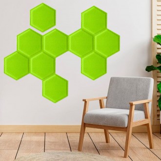 Декоративний самоклеючий шестикутник під шкіру зелений 200x230мм (1102)
Ексклюзи. . фото 6