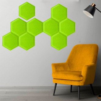 Декоративний самоклеючий шестикутник під шкіру зелений 200x230мм (1102)
Ексклюзи. . фото 8