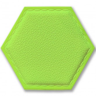 Декоративний самоклеючий шестикутник під шкіру зелений 200x230мм (1102)
Ексклюзи. . фото 2