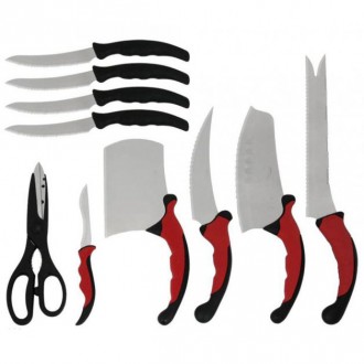 Набір кухонних ножів Contour Pro Knives 13 предметів, Набір кухонного приладдя набір ножів. . фото 12 Набір кухонних ножів Контр Про (Contour Pro Knives) — ідеальний подарунок . . фото 12