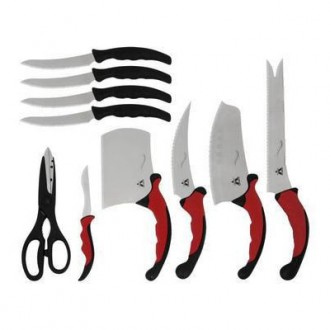 Набір кухонних ножів Contour Pro Knives 13 предметів, Набір кухонного приладдя набір ножів. . фото 9 Набір кухонних ножів Контр Про (Contour Pro Knives) — ідеальний подарунок . . фото 9