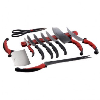 Набір кухонних ножів Contour Pro Knives 13 предметів, Набір кухонного приладдя набір ножів. . фото 6 Набір кухонних ножів Контр Про (Contour Pro Knives) — ідеальний подарунок . . фото 6