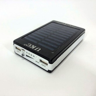 УМБ портативное зарядное Power Bank Solar UKC 50000 mAh с LED фонарём на солнечн. . фото 6