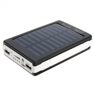 УМБ портативное зарядное Power Bank Solar UKC 50000 mAh с LED фонарём на солнечн. . фото 10