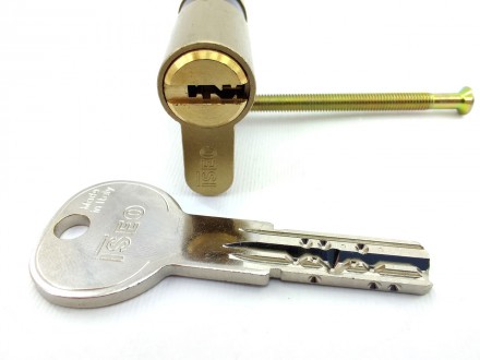 Iseo R7 80мм 35/45 ключ/ключ латунь 
 
Цилиндр от итальянского бренда ISEO (Исео. . фото 5