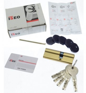 Iseo R7 80мм 35/45 ключ/ключ латунь 
 
Цилиндр от итальянского бренда ISEO (Исео. . фото 9