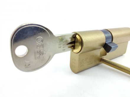 Iseo R7 80мм 35/45 ключ/ключ латунь 
 
Цилиндр от итальянского бренда ISEO (Исео. . фото 4